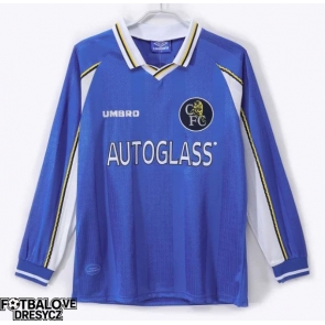 Chelsea 1997-1999 Retro Domácí Dres Dlouhý Rukáv Chelsea 1997-1999 Retro Domácí Dres Dlouhý Rukáv